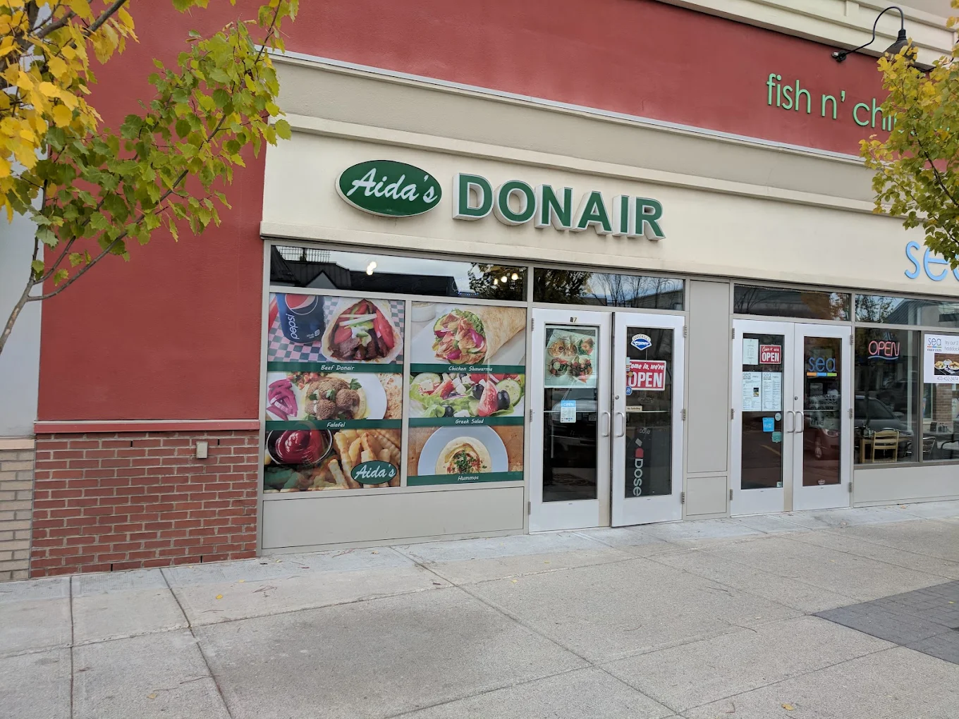 Aida's Donair signature beef donair and chicken shawarma platter – McKenzie Towne, Calgary